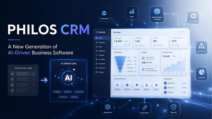 PHILOS CRM - Μια νέα γενιά επιχειρησιακού λογισμικού με AI